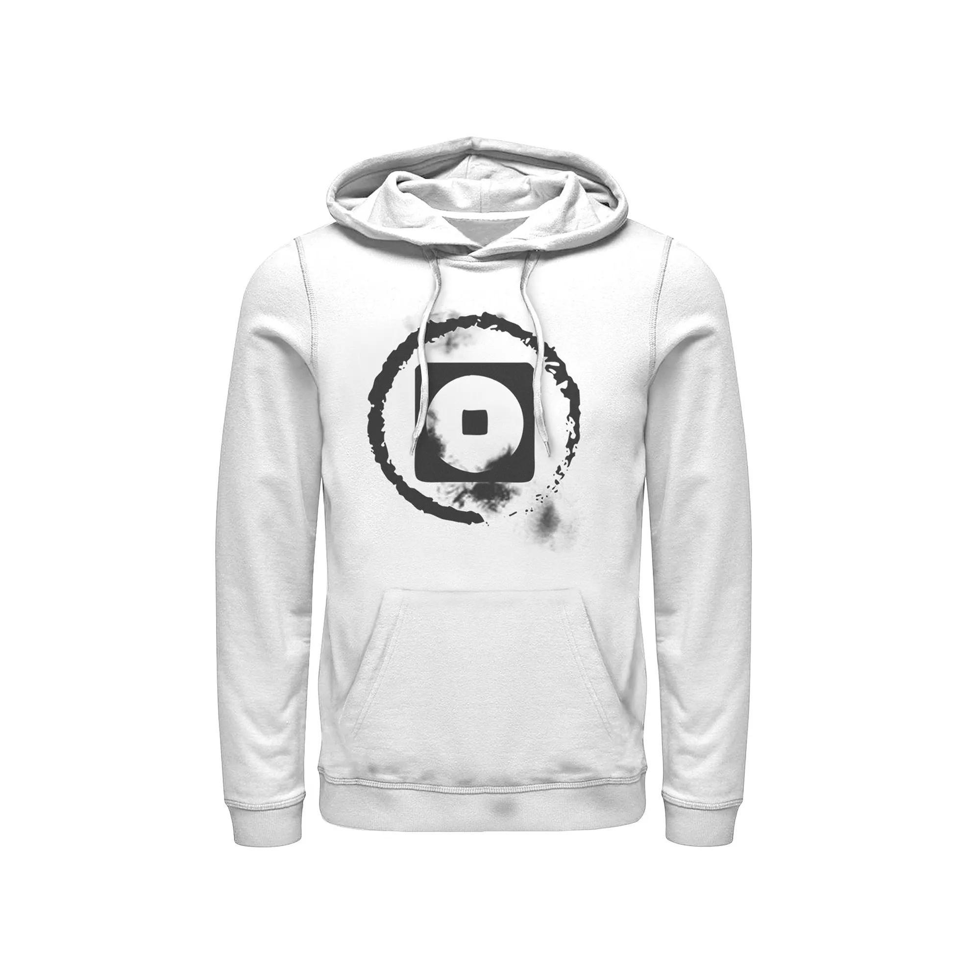 Men's Nickelodeon Legend Of Korra Earth Nation Symbol Sketch Hoodie, Size: XL, White Product Image