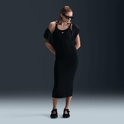 Women's Nike Sportswear Chill Knit Tight Mini-Rib Tank Top Dress Product Image