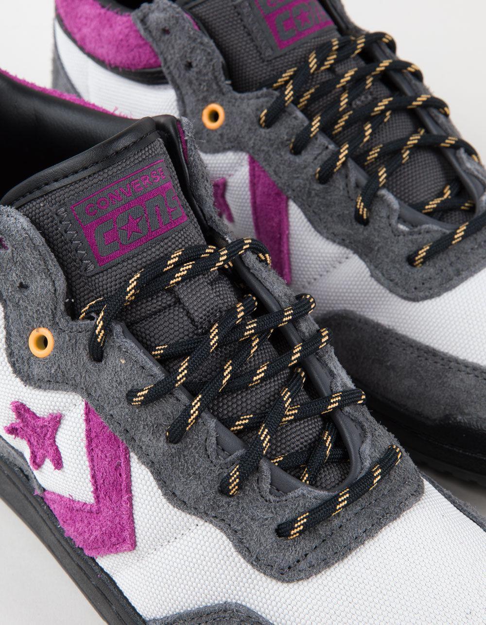 CONVERSE Fastbreak Pro Mid Skate Shoes - GRAY COMBO Product Image