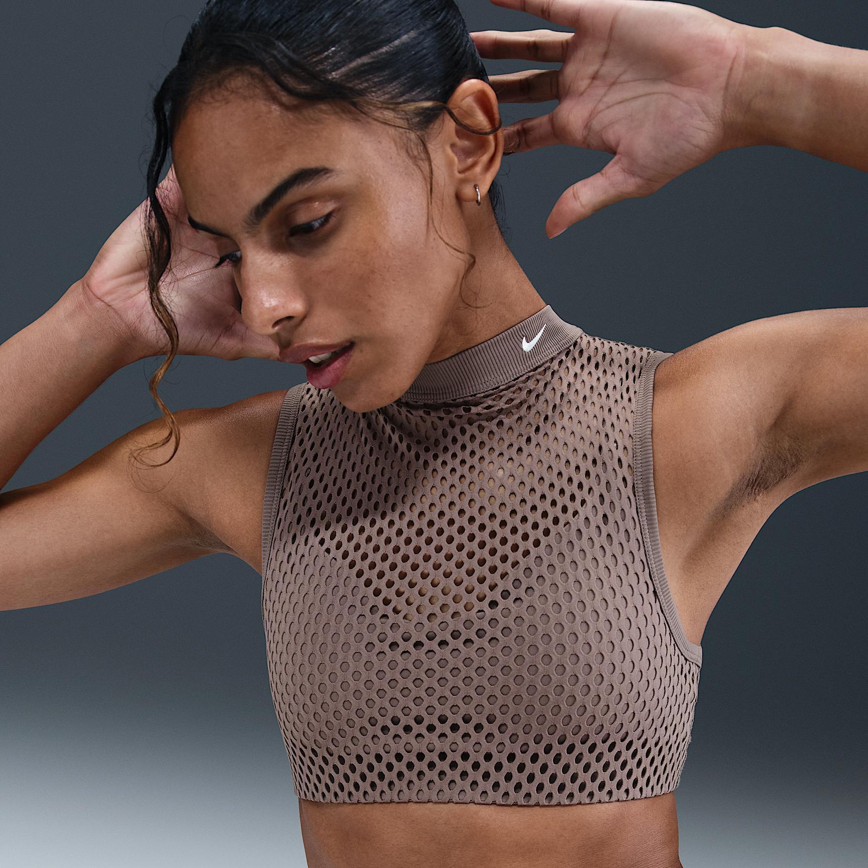Nike Indy Light Support Net Sports Bra Womens at Urban Outfitters Product Image