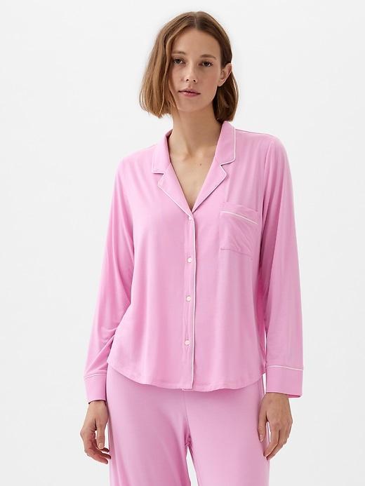 Modal Pajama Shirt Product Image