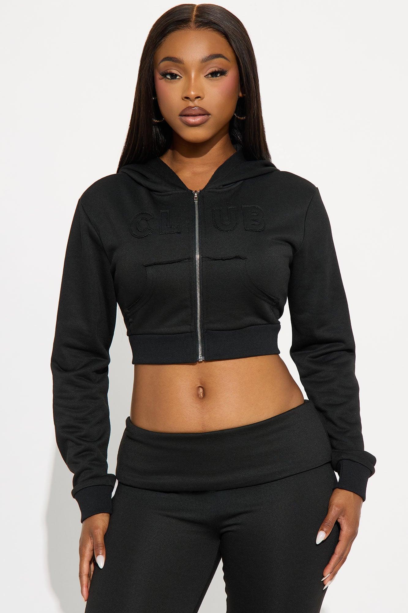 Couch Couture Low Waist Pant Set - Black Product Image