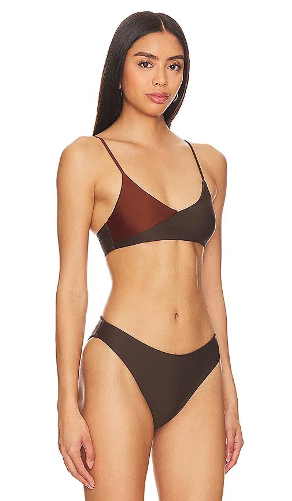 HOUSE OF HARLOW 1960 X Revolve Peyton Top In Brown & Clay Product Image