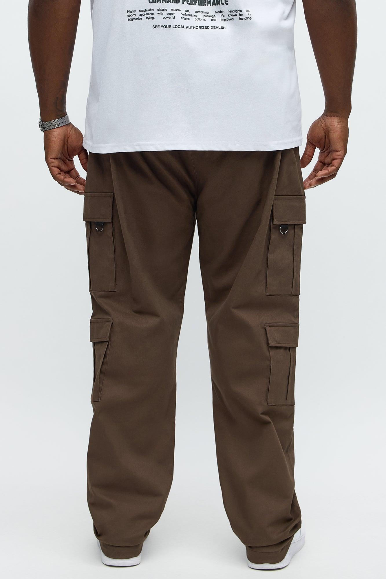 Slim Double It Cargo Pants - Brown Product Image