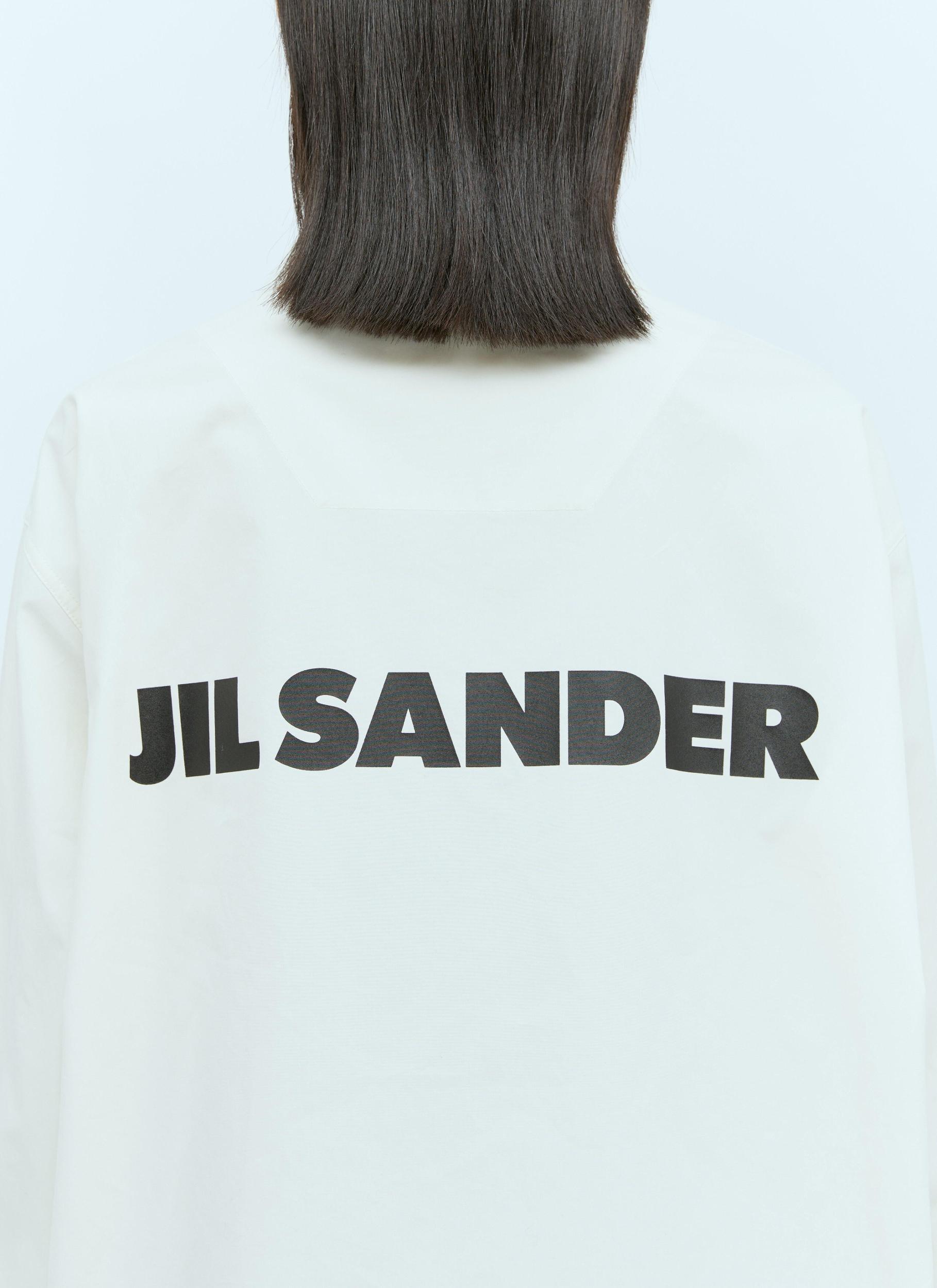 JIL SANDER Blouson Shirt In Cream Product Image