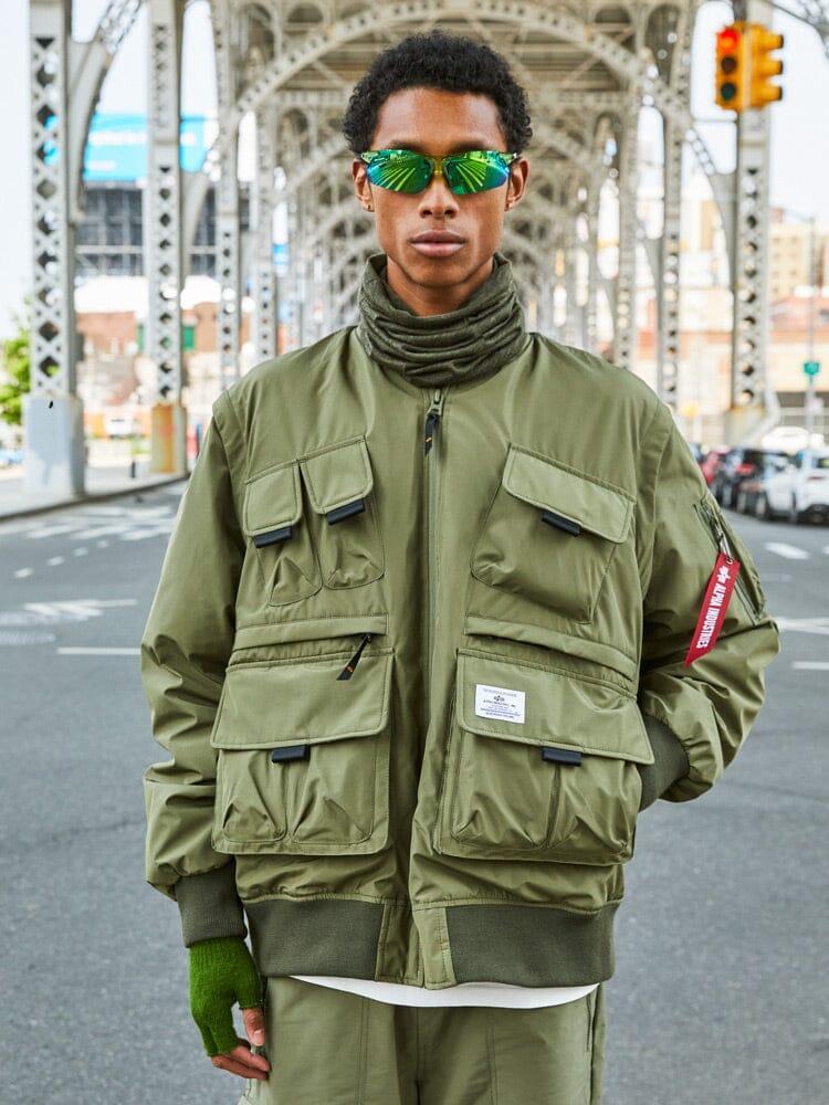 MULTI POCKET BOMBER JACKET Male Product Image