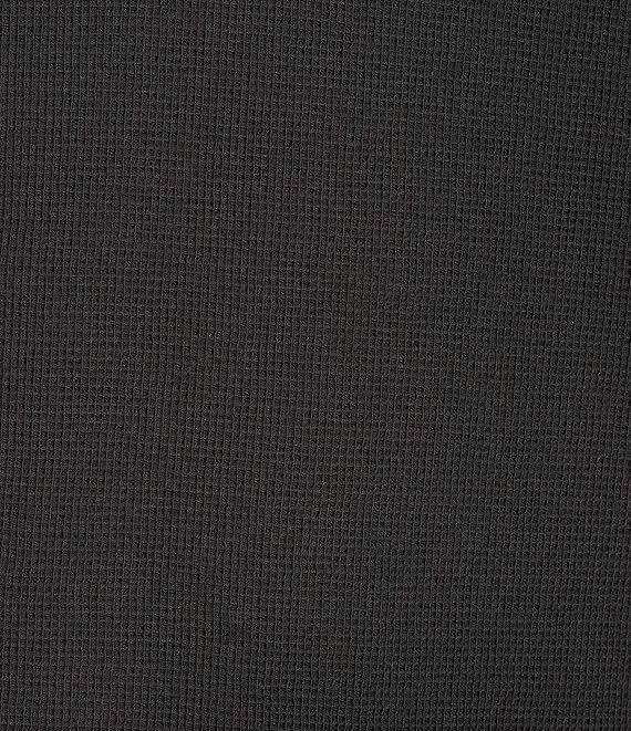 Roundtree & Yorke Long Sleeve Solid Waffle Henley Shirt Product Image