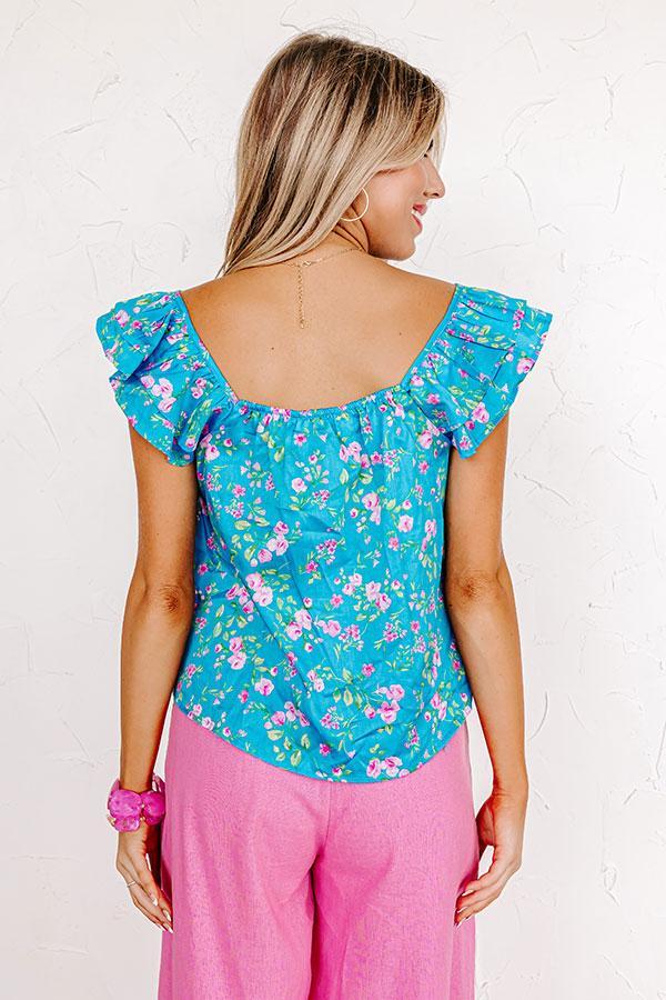 Sweet And Casual Floral Top Product Image