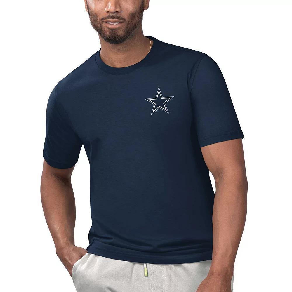 Men's Margaritaville Navy Dallas Cowboys Licensed to Chill T-Shirt, Size: Large, Blue Product Image