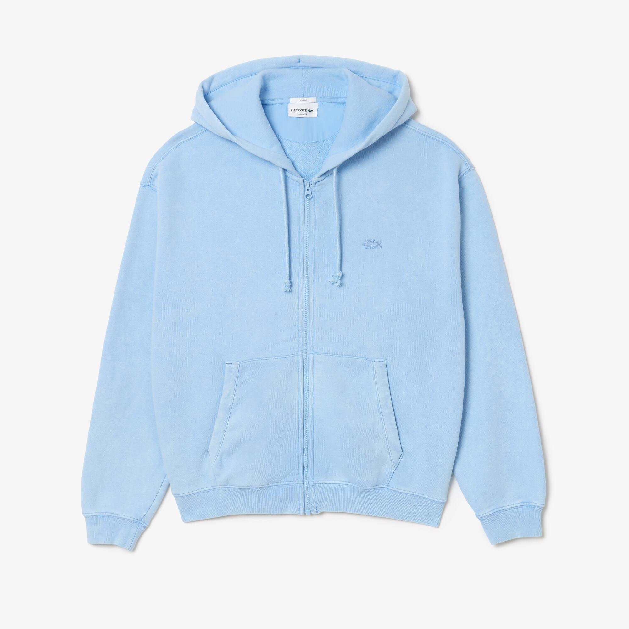 Unisex Loose Fit Washed Effect Hoodie Product Image