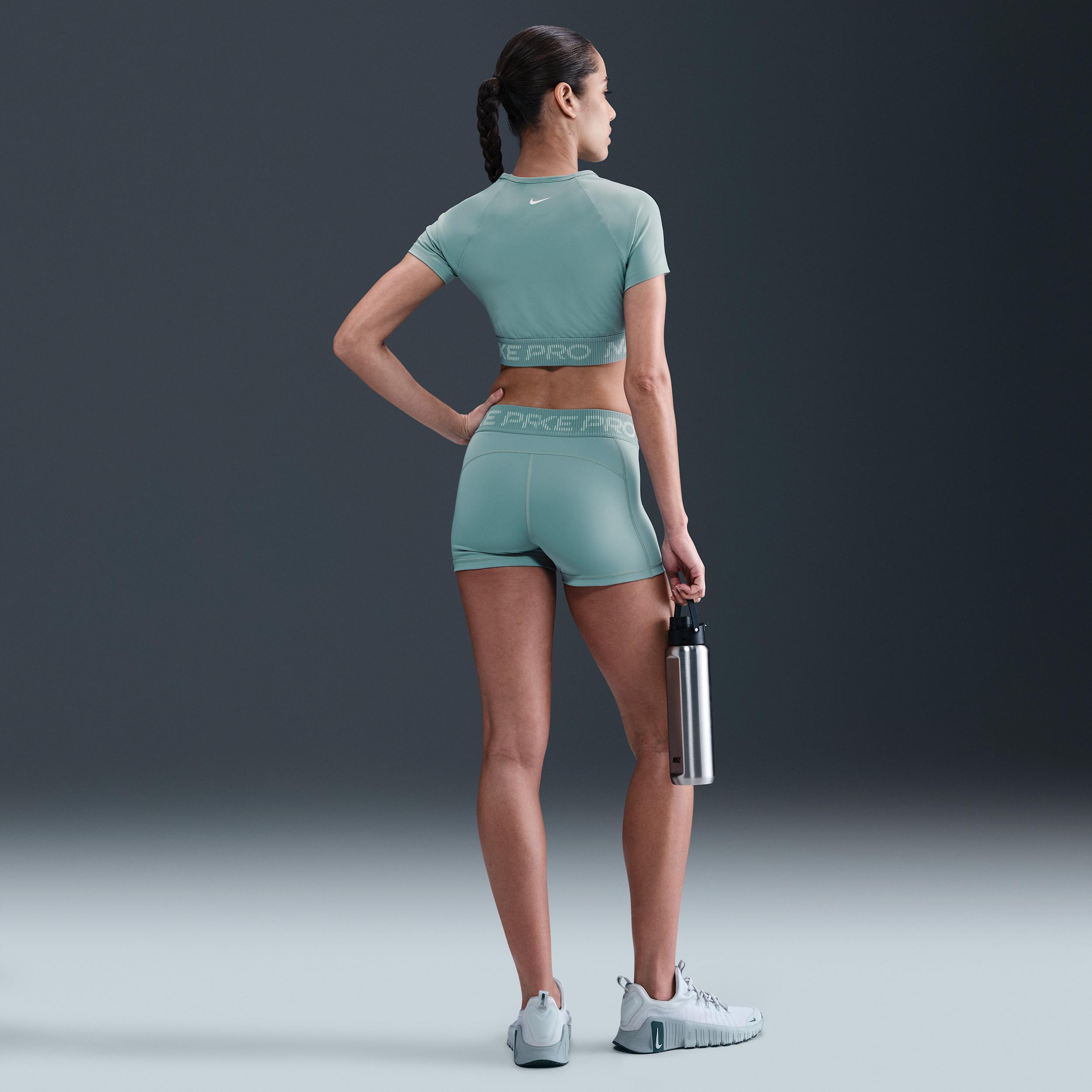 Women's Nike Pro Mid-Rise 3" Biker Shorts Product Image