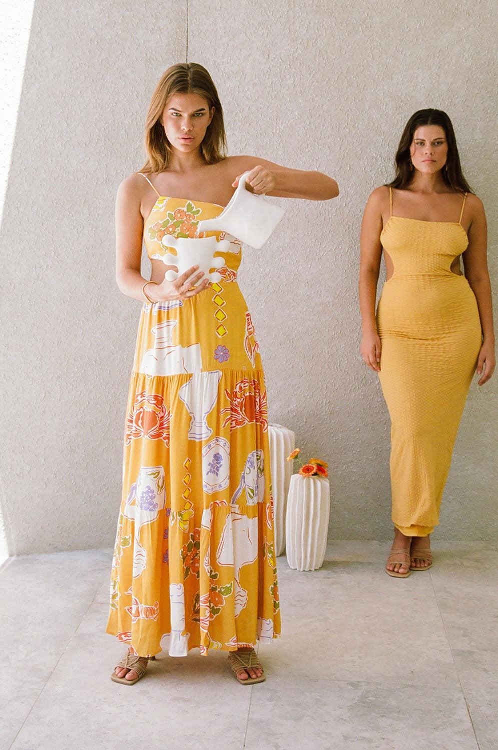 Aliza Dress - Ciao Yellow Product Image