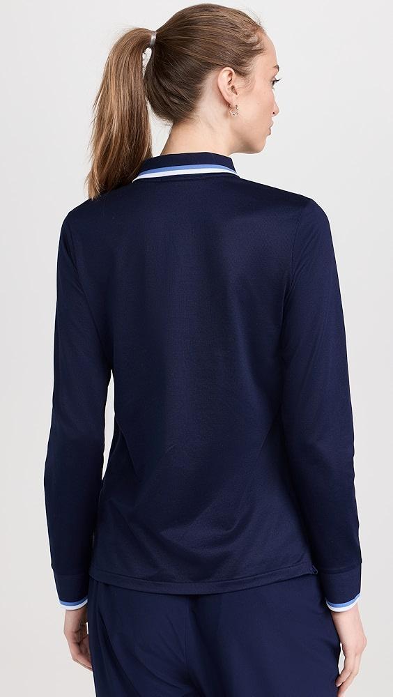 RLX Ralph Lauren Long Sleeve Tour Pique Val Polo | Shopbop Product Image