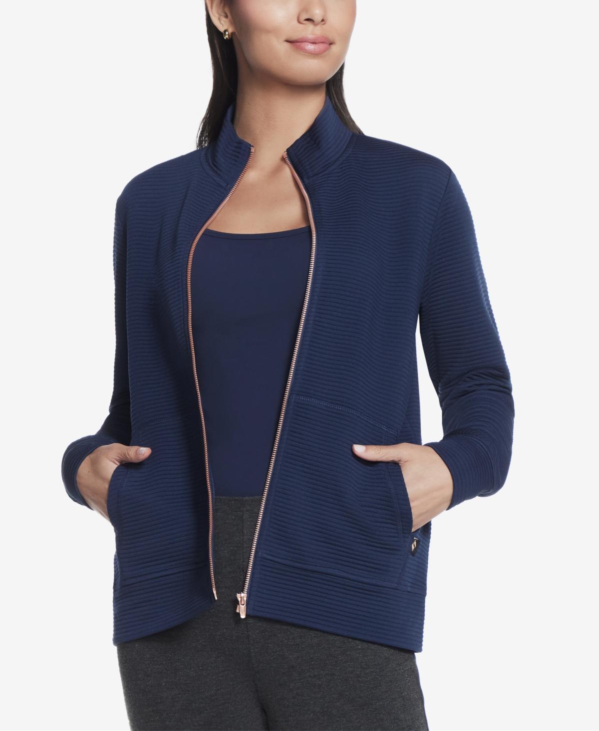 Women's Skechers® GOWALK™ Everywhere Zip-Up Jacket, Size: XL, Blue Iris Product Image