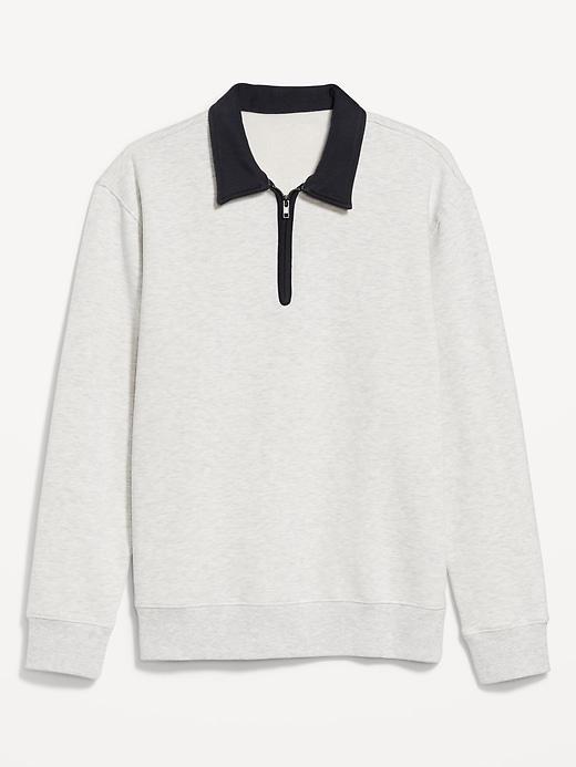 Quarter-Zip Fleece Polo Product Image