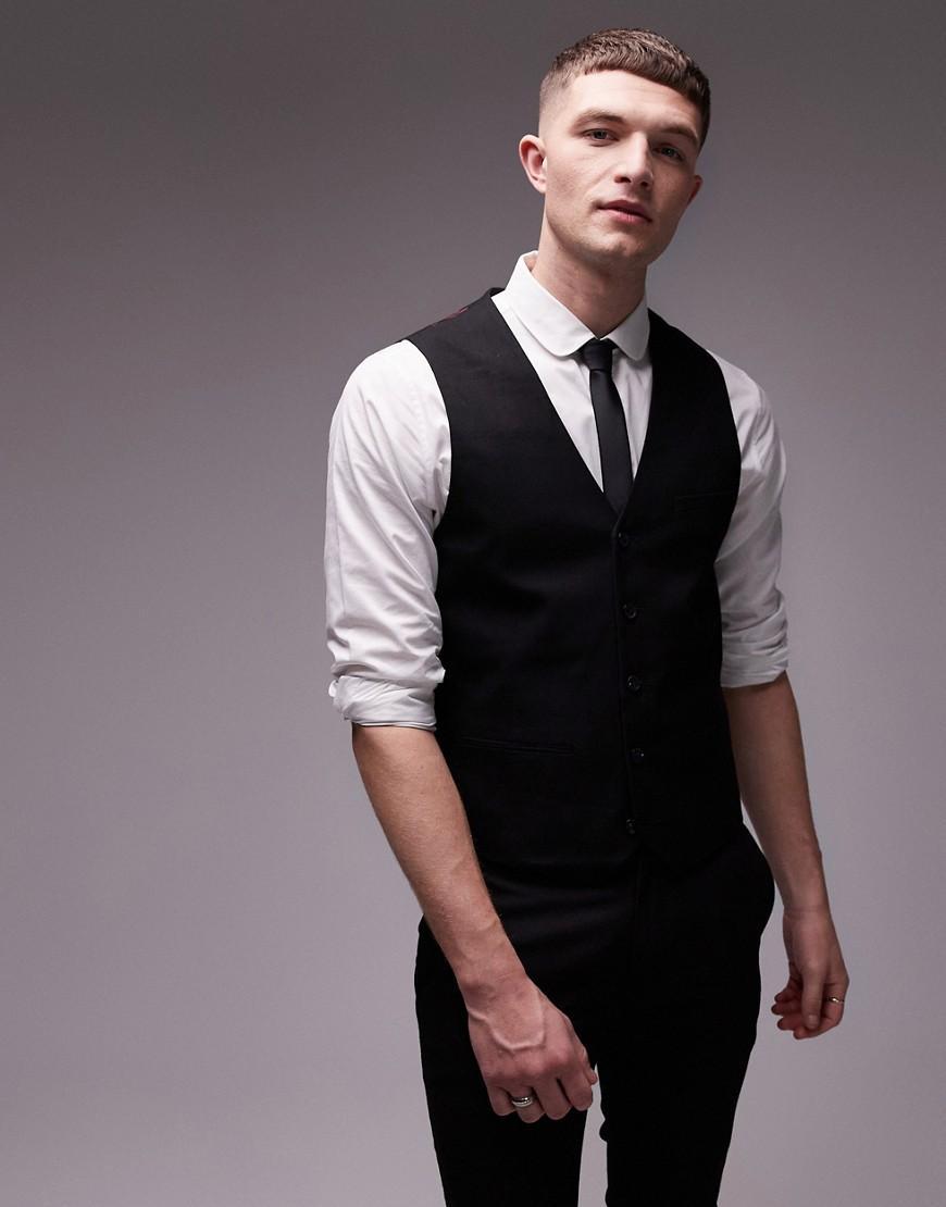 Topman textured suit vest Product Image