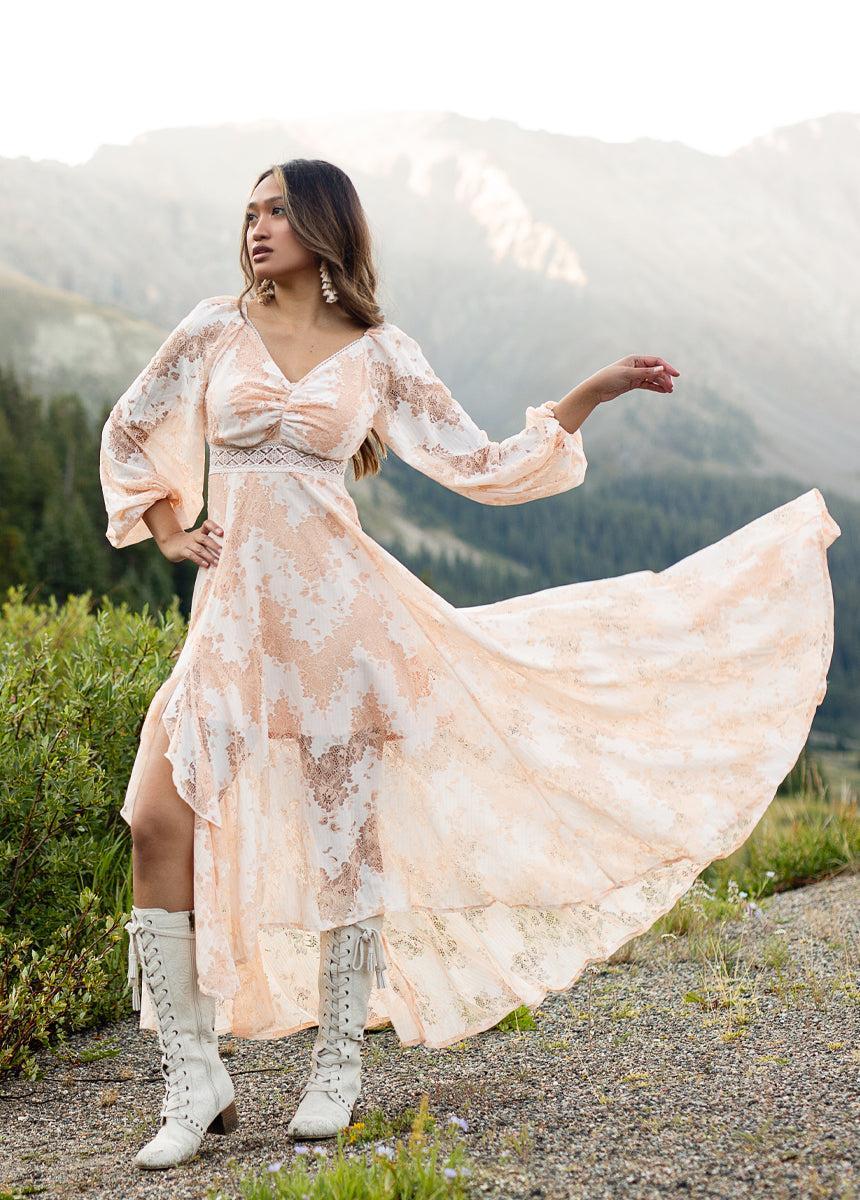 Isabella Dress in Shell Female Product Image