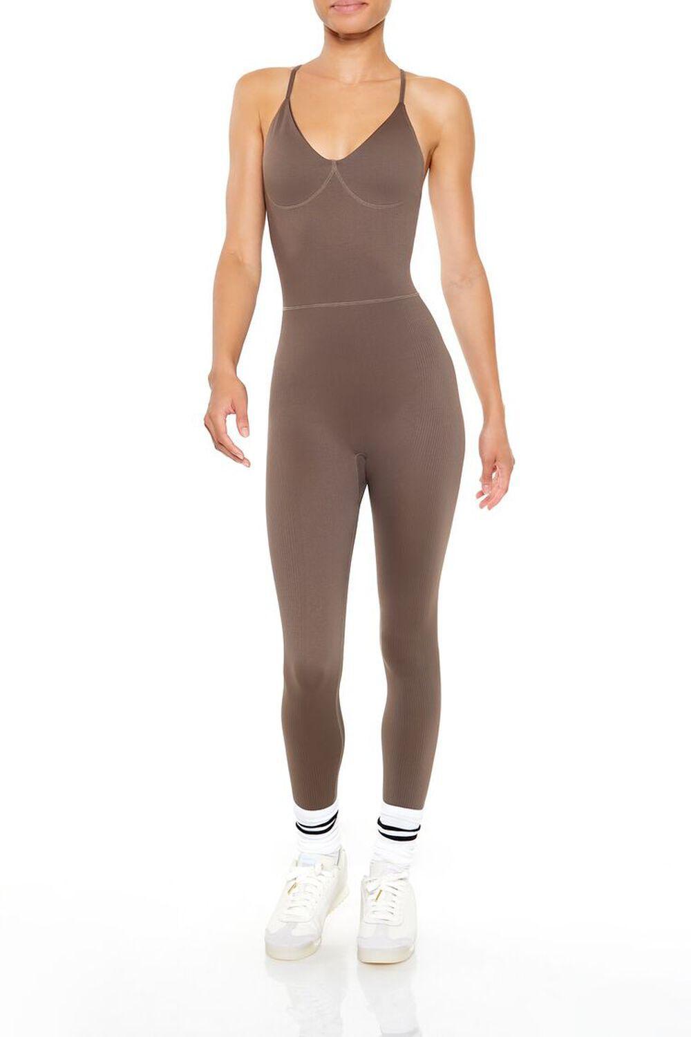 Active Uplift Scrunch Seamless Jumpsuit | Forever 21 Product Image