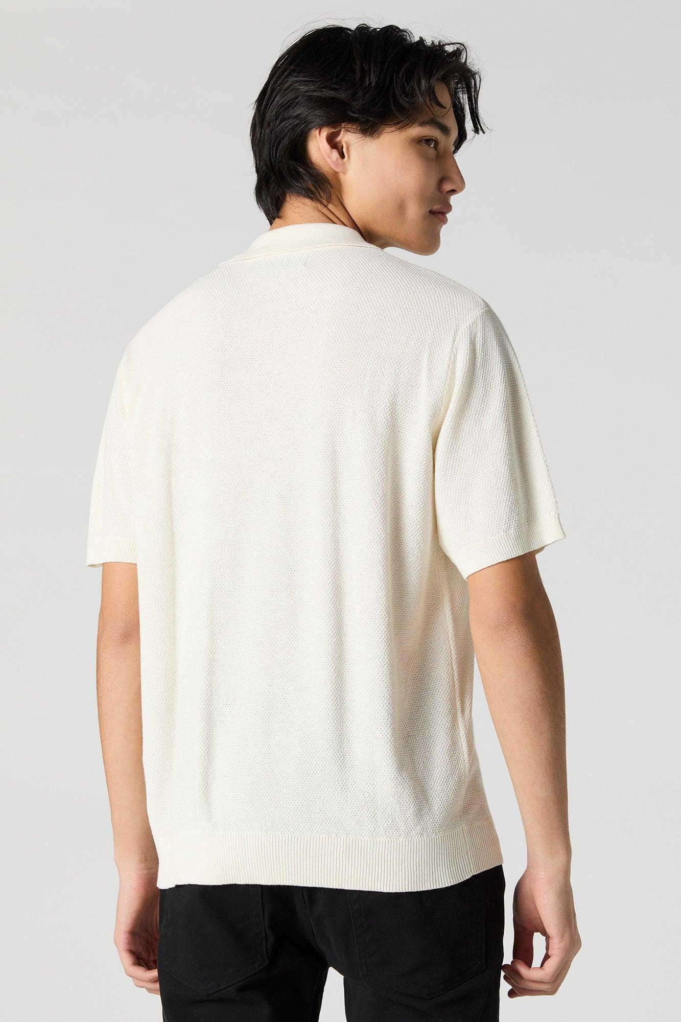 Knit Polo Top Male Product Image