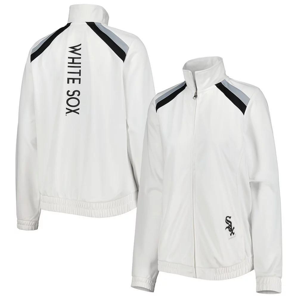 Women's G-III 4Her by Carl Banks White Chicago White Sox Red Flag Full-Zip Track Jacket, Size: XS Product Image