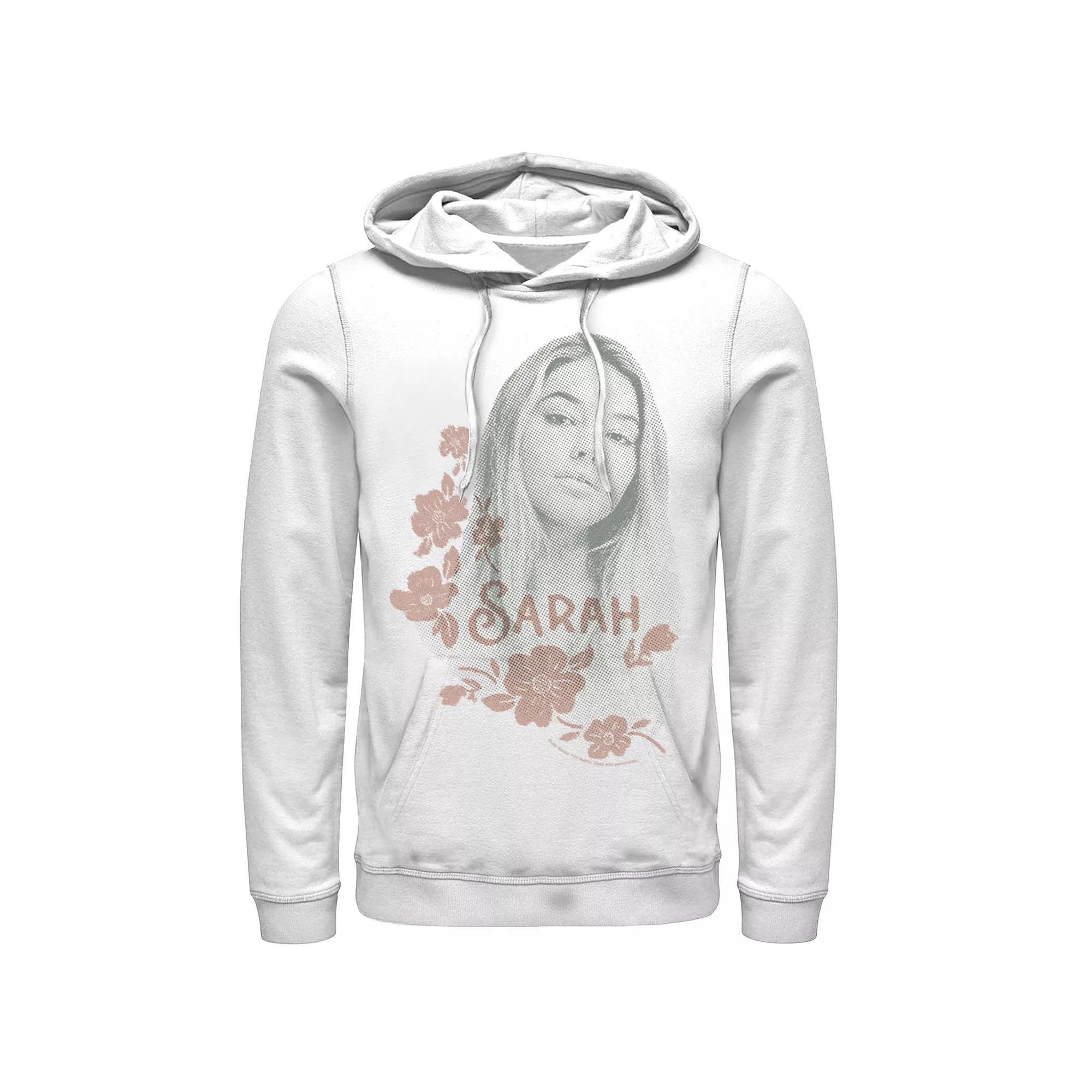 Men's Outer Banks Sarah Floral Portrait Hoodie, Boy's, Size: Small, White Product Image