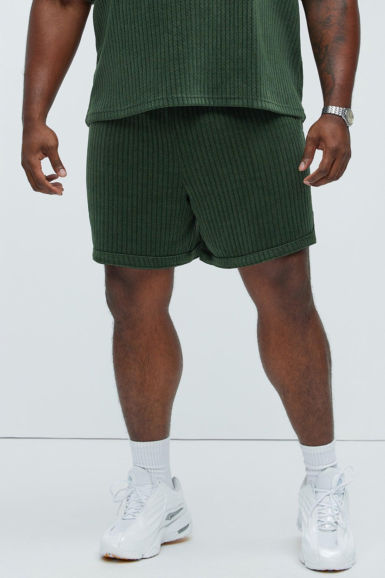 Easton Textured Shorts - Green Product Image