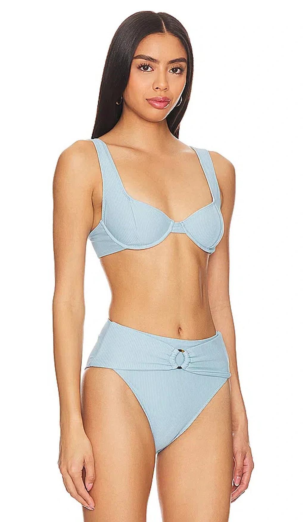 HOUSE OF HARLOW 1960 X Revolve Boston Top In Storm Blue Product Image