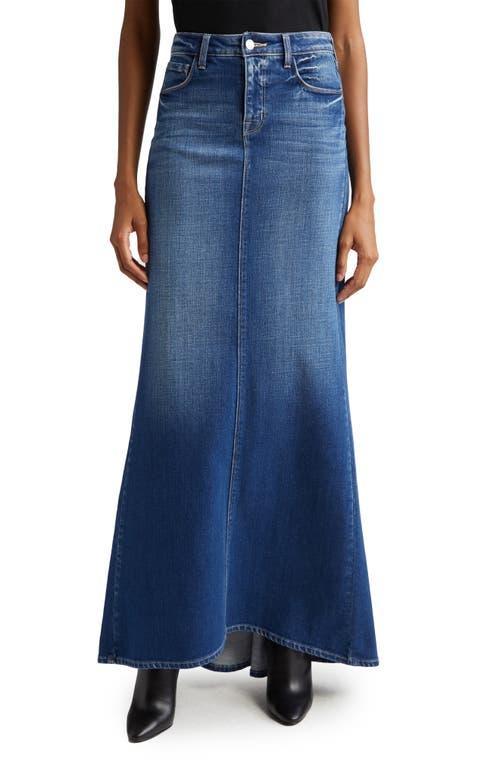 Kailani Denim Mermaid Maxi Skirt Product Image