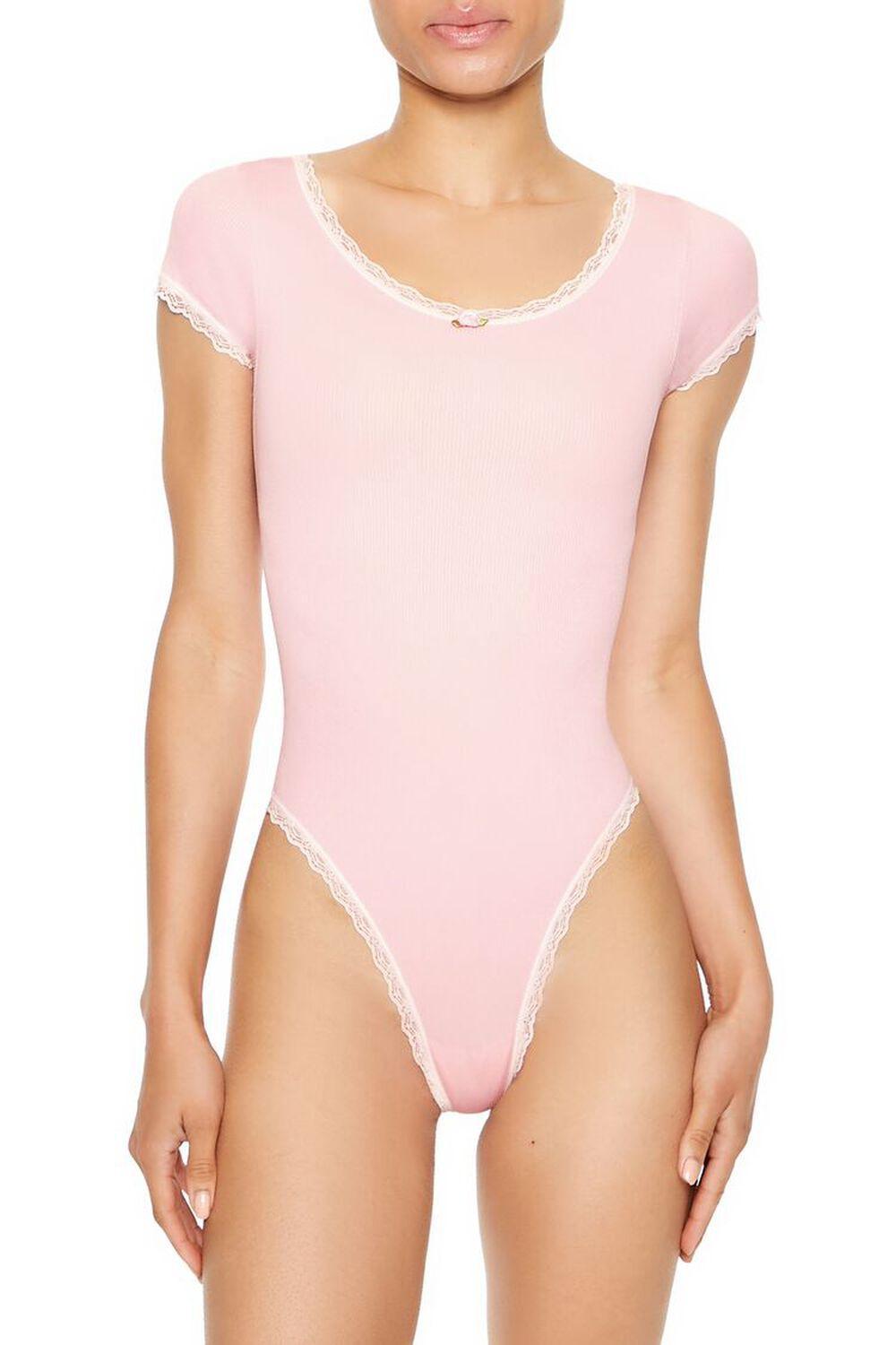 Seamless Rosette Lingerie Bodysuit | Forever 21 Product Image