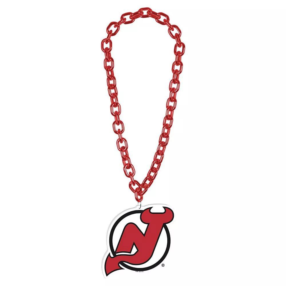 WinCraft New Jersey Devils Big Chain Logo Necklace, Men's, Nhl Team Product Image
