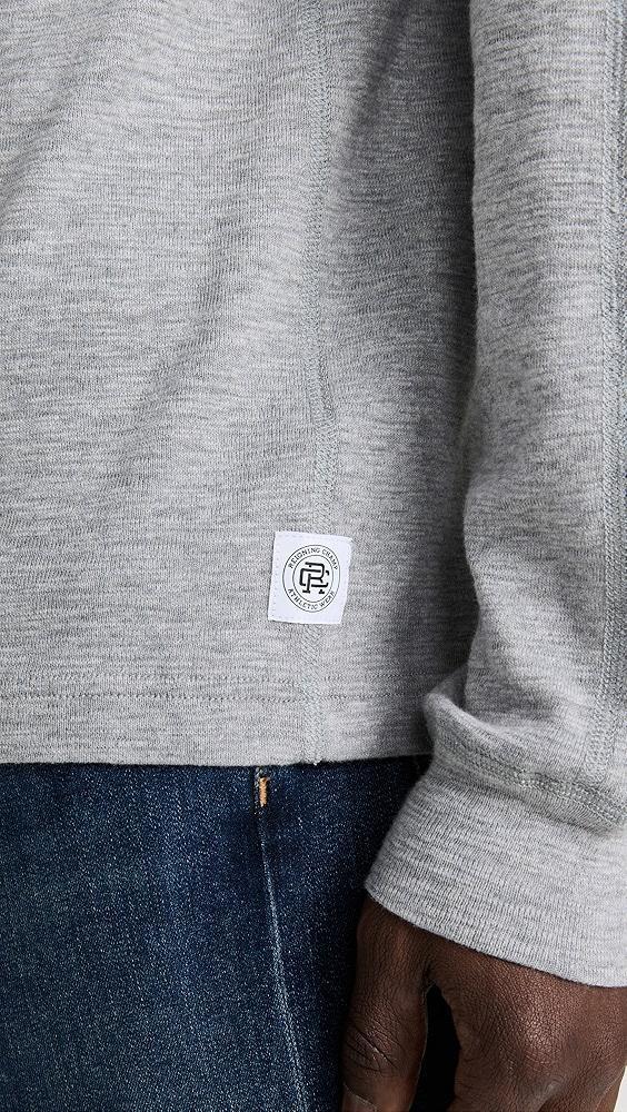 Reigning Champ Slub Long Sleeve Henley Tee | Shopbop Product Image
