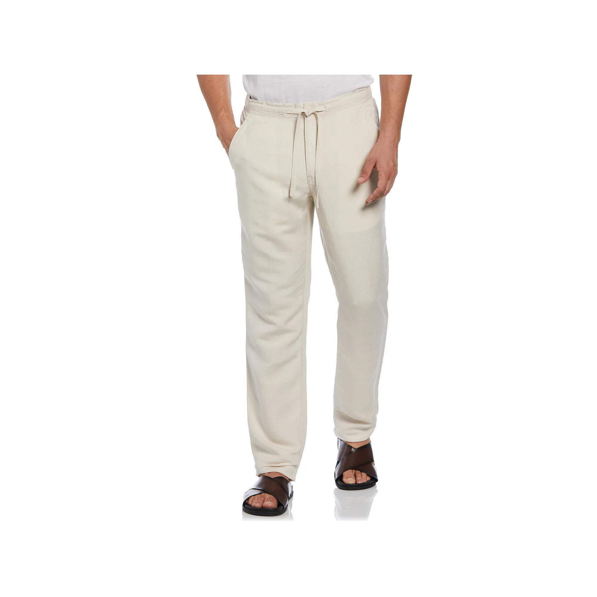 Men's Cubavera Linen Blend Drawstring Pants, Size: XXLARGE 32, Silver Product Image