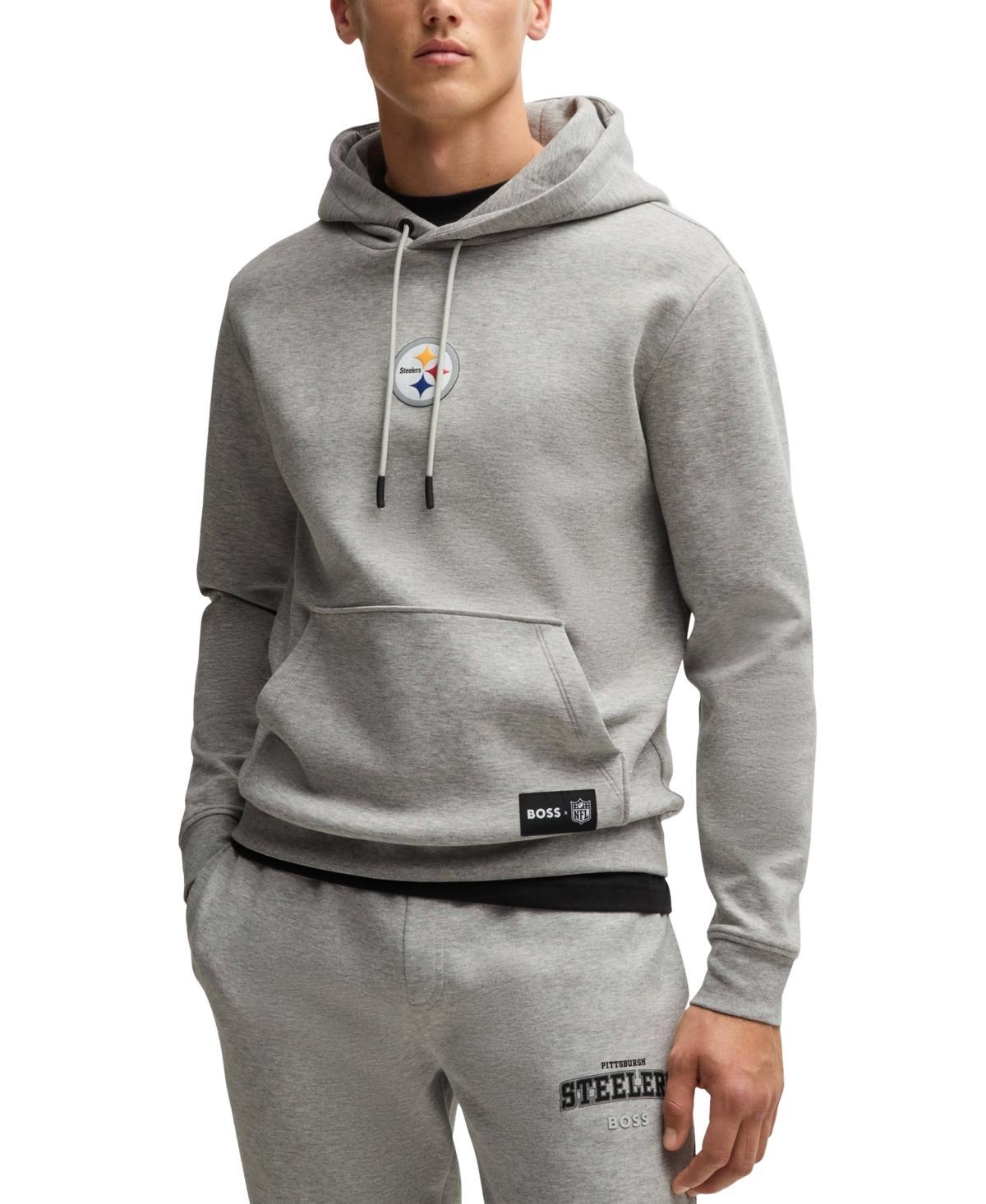 Unisex Hugo Boss Heather Gray Los Angeles Rams Woodson Tri-Blend Hoodie, Adult Unisex, Size: XL, Grey Product Image