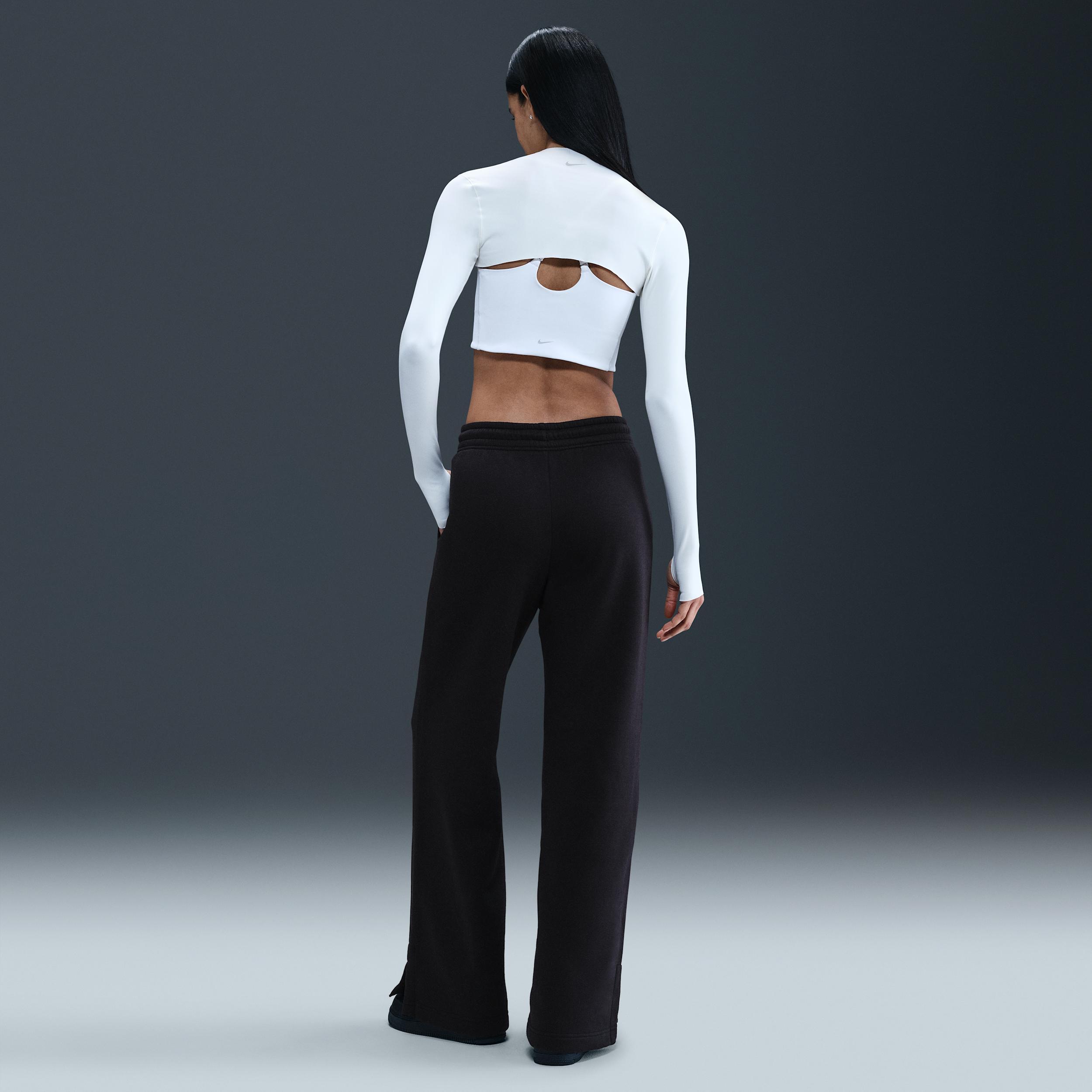 Women's Nike Sportswear Phoenix Fleece High-Waisted Wide-Leg Pants Product Image