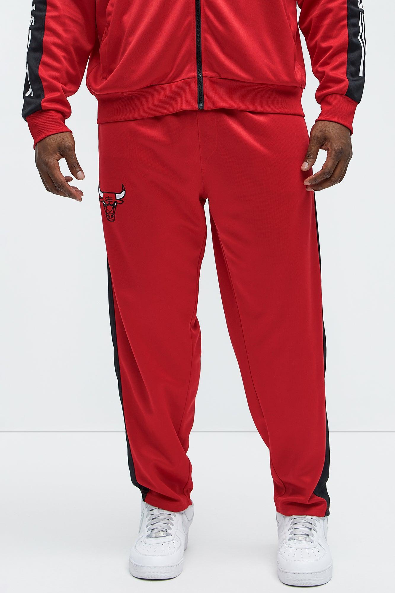 Bulls Stand By Track Pants - Red Product Image