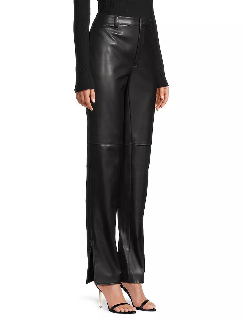 Iris Faux Leather Pants Product Image