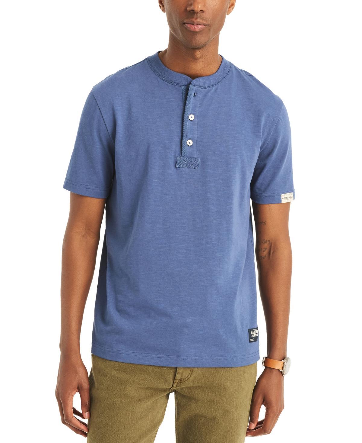 Nautica Mens Classic-Fit Solid Henley Product Image