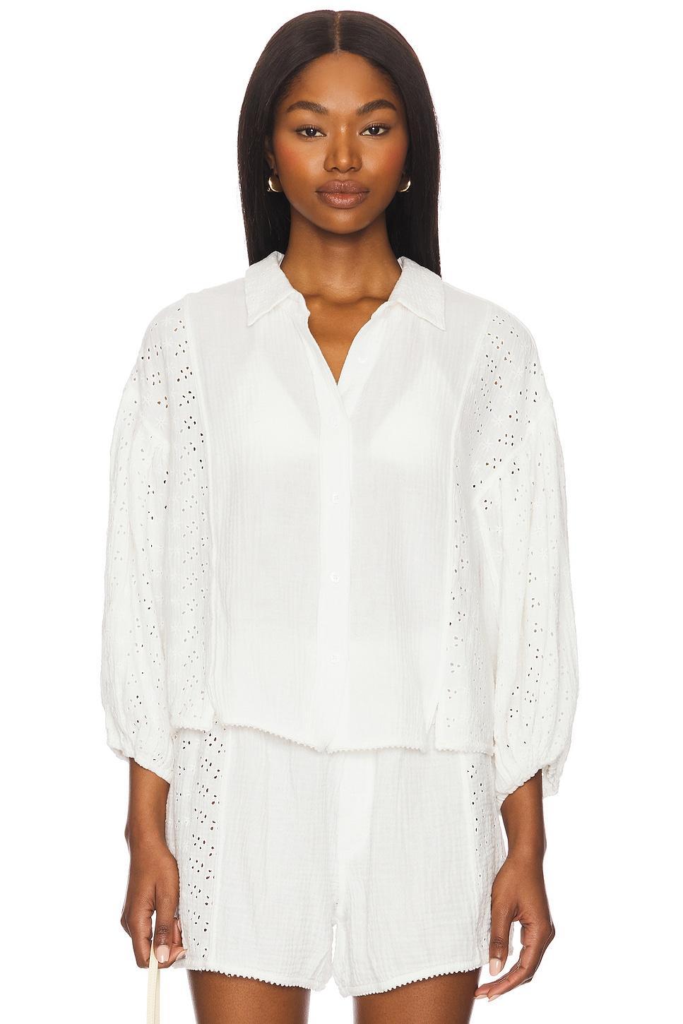 x Intimately Fp Full Bloom Shirt In Ivory Free People Product Image