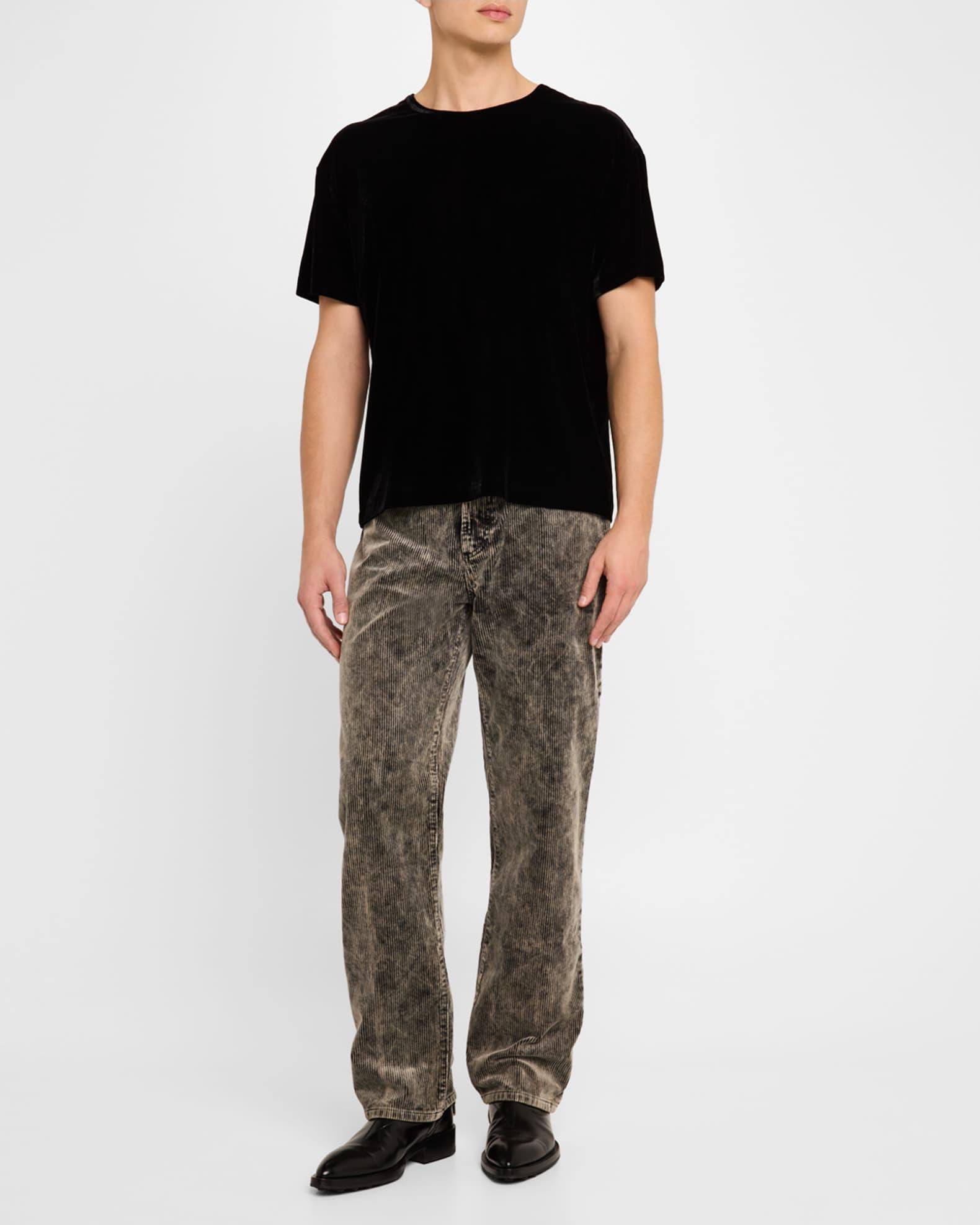 Mens Dann Relaxed Velvet T-Shirt Product Image