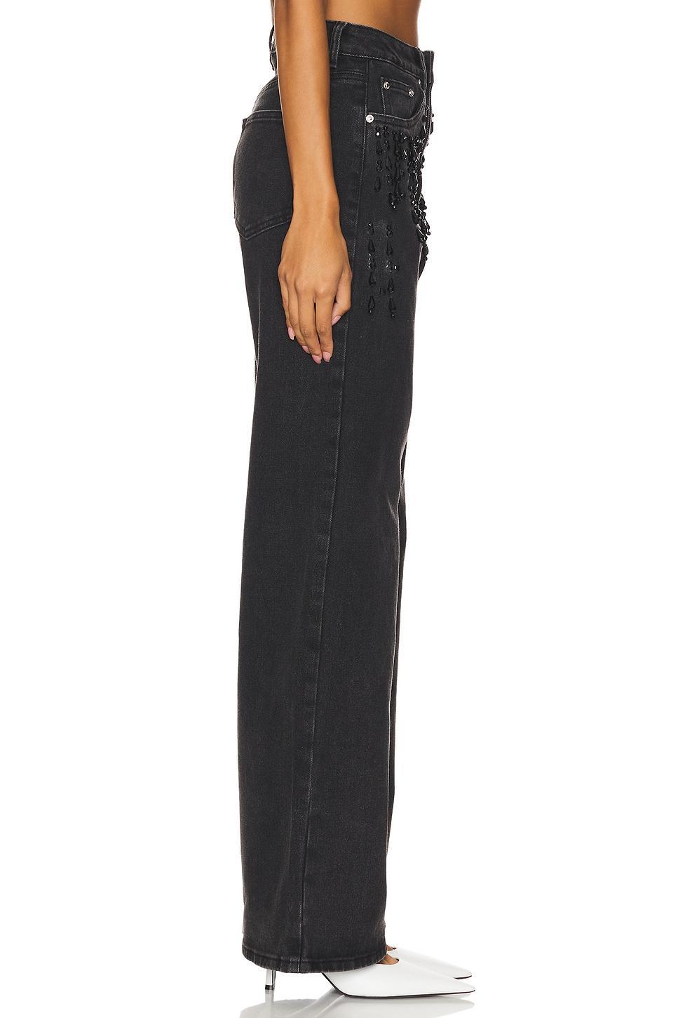 Similina High Waisted Wide Jeans Gestuz Product Image