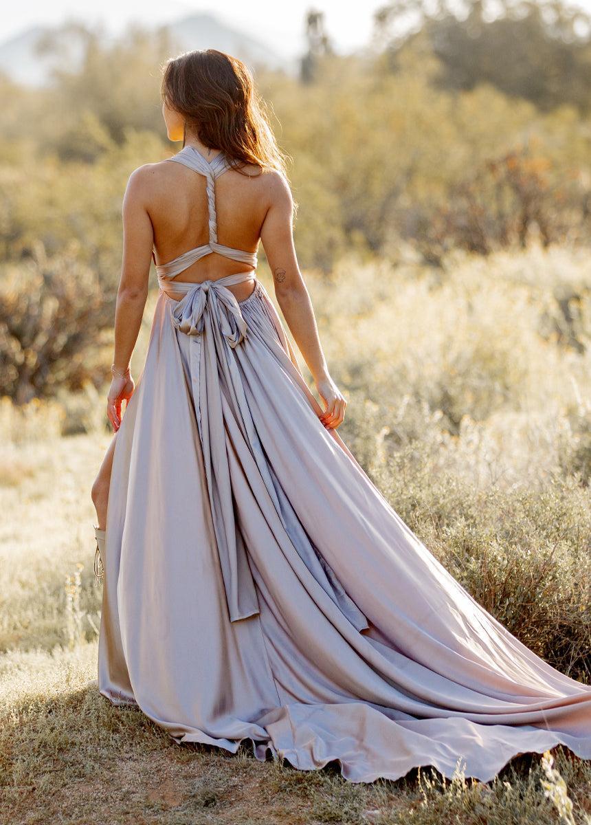 June Impact Dress in Stone Female Product Image