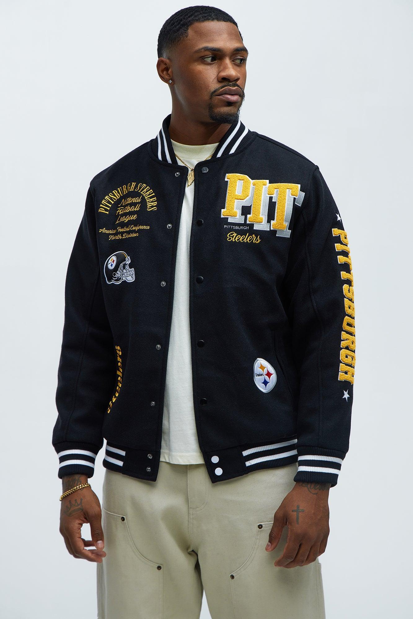 Steelers Touchdown Jacket - Black/Gold Product Image