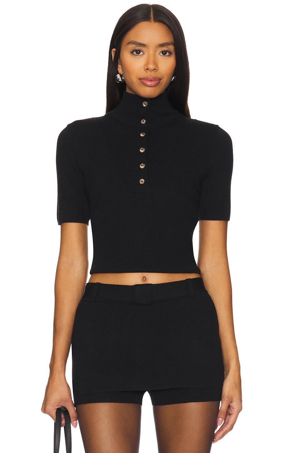 Nidas Short Sleeve Knit Top SIEDRES Product Image