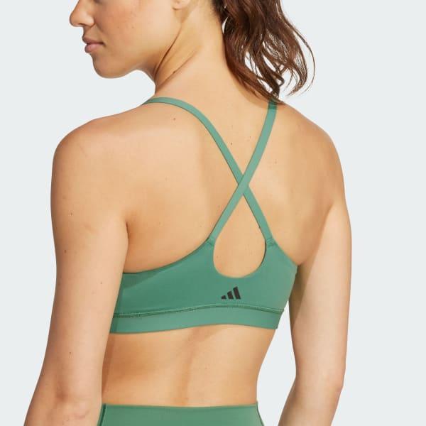 adidas All Me Light Support Bra Core Black XL A-B Womens Product Image