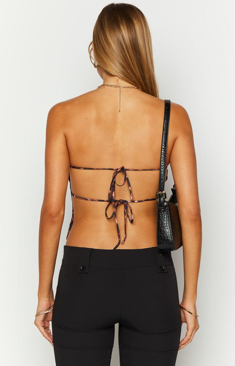 Ibiza Leopard Print Strapless Top Girls Product Image