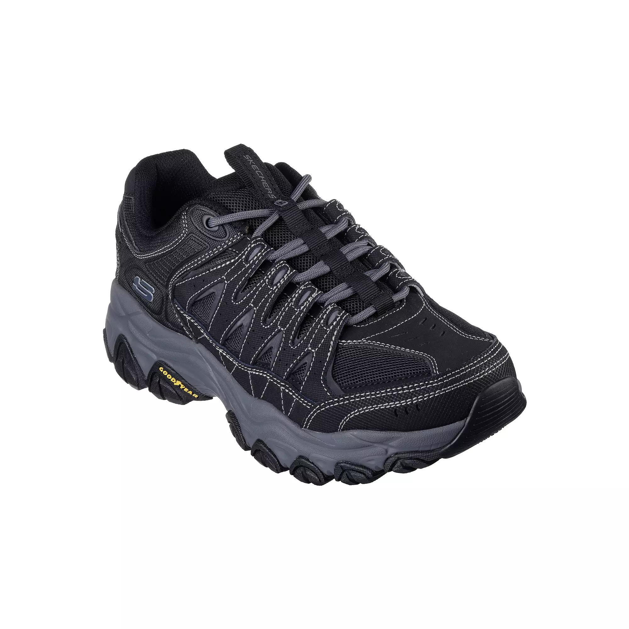 Skechers After Burn M.Fit 2.0 Men's Shoes, Size: 8 XW, Black Grey Product Image