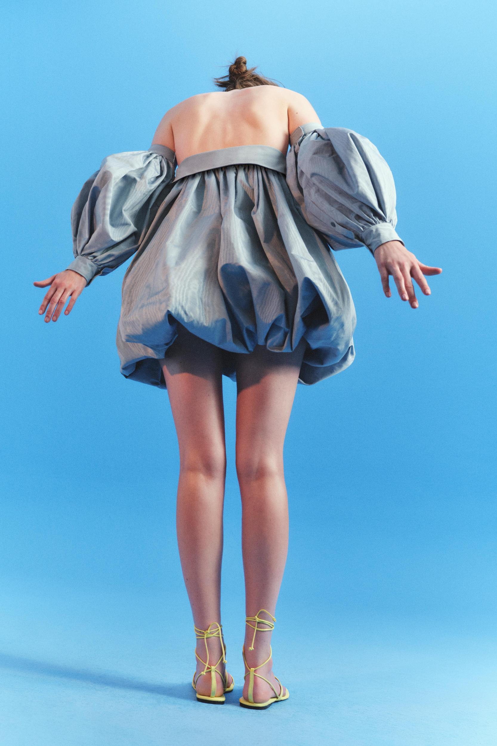 BALLOON DRESS WITH SLEEVES ZARA ICONS LIMITED EDITION Product Image