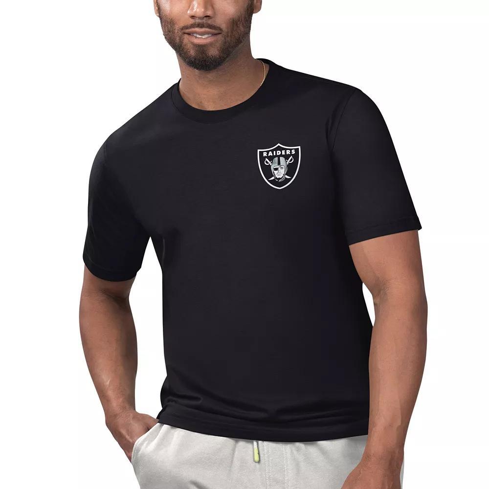 Men's Margaritaville Black Las Vegas Raiders Licensed to Chill T-Shirt, Size: Small, Lvr Black Product Image