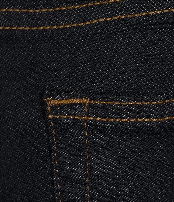 Cremieux Premium Denim Relaxed Straight Fit Dark Wash Stretch Jeans Product Image