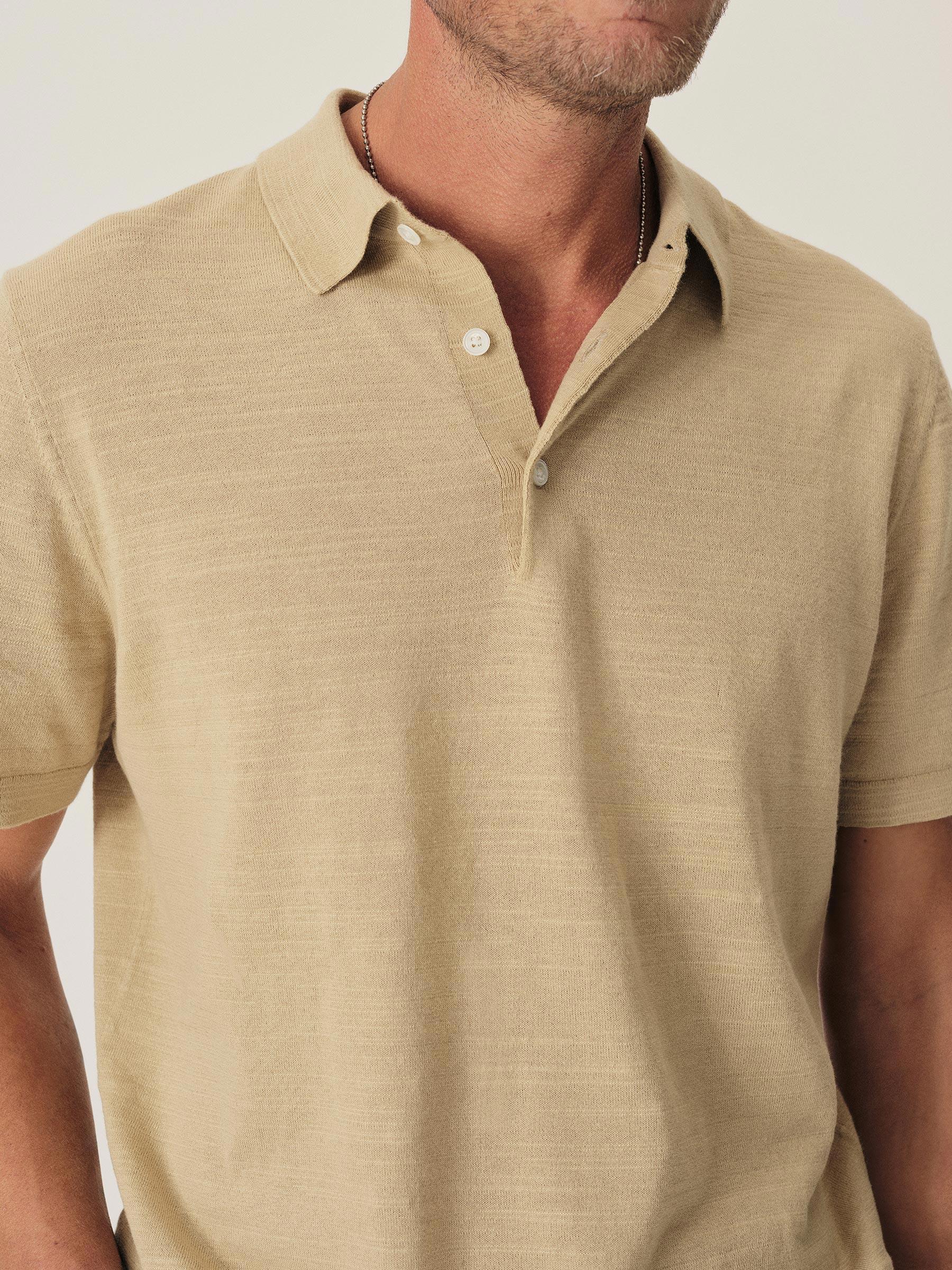 Cedar Avalon Knit Polo Product Image